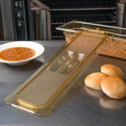 Alternative view of Bakeware Carlisle StorPlus Flat Lid For 1/2 In. Size High-Heat Food Pan In Amber (Set Of 6)