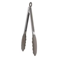 Kitchen Utensils AMERCOOK Durable Silicone Food Tongs With Stainless Steel Handle. BPA Free, Heat Resistant, Dishwasher Safe. Florina