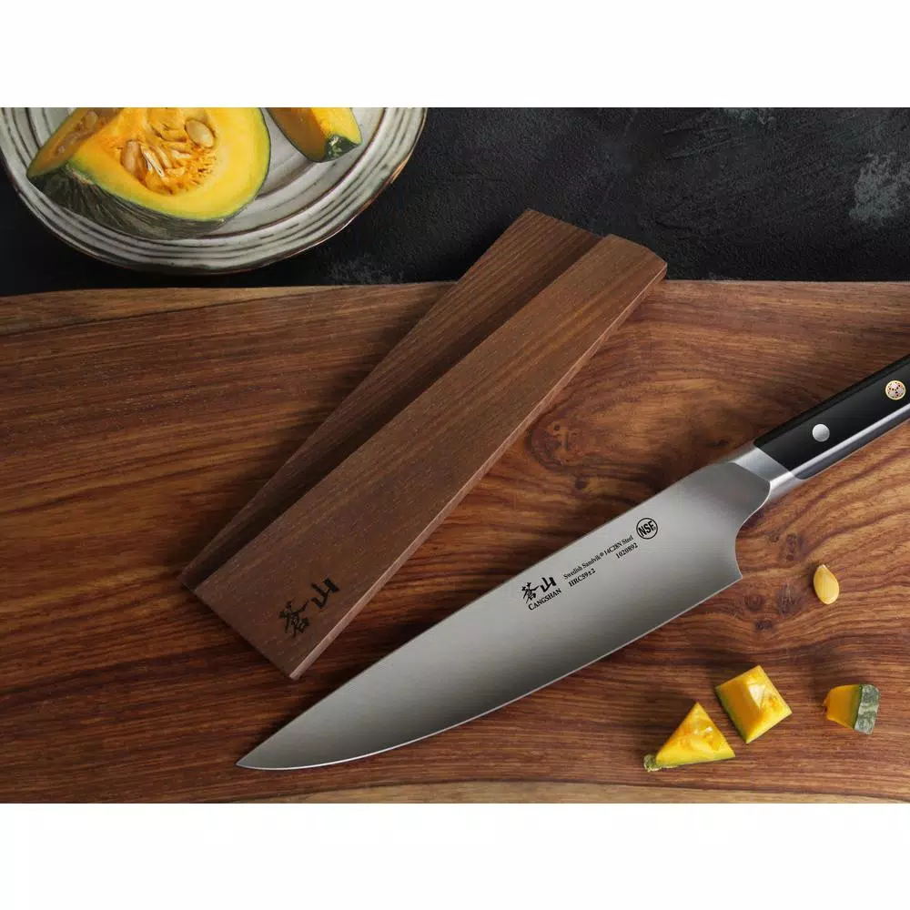 Cutlery Cangshan Solid Ash Wood Magnetic Knife Sheath Only For 8 In. Chef’s Knife - Image 8