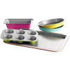 Gibson Color Splash Lyneham 5-Piece Carbon Steel Bakeware Set 1 Gibson Color Splash Lyneham 5-Piece Carbon Steel Bakeware Set -Weston Shop assorted gibson bakeware sets 98597261m 64 1000