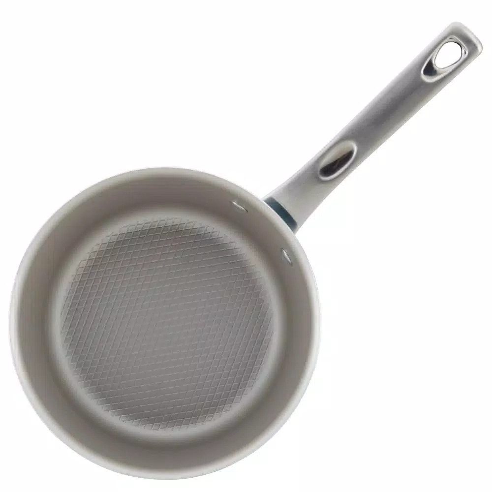 Cookware Ayesha Curry Home Collection 3 Qt. Aluminum Nonstick Sauce Pan In Twilight Teal With Glass Lid 4 Cookware Ayesha Curry Home Collection 3 Qt. Aluminum Nonstick Sauce Pan In Twilight Teal With Glass Lid - Image 2