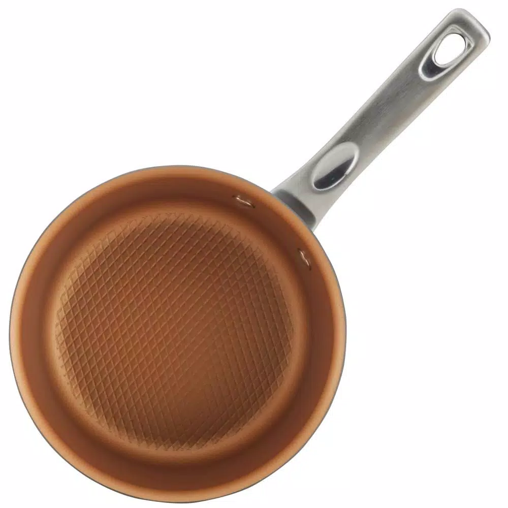 Cookware Ayesha Curry Home Collection 2 Qt. Aluminum Nonstick Sauce Pan In Basil Green With Glass Lid 4 Cookware Ayesha Curry Home Collection 2 Qt. Aluminum Nonstick Sauce Pan In Basil Green With Glass Lid - Image 2