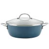 Cookware Ayesha Curry Home Collection 7.5 Qt. Aluminum Nonstick Stock Pot In Twilight Teal With Glass Lid 2 Cookware Ayesha Curry Home Collection 7.5 Qt. Aluminum Nonstick Stock Pot In Twilight Teal With Glass Lid -Weston Shop ayesha curry stock pots 10129 64 1000