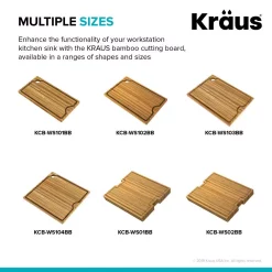 Cutlery KRAUS 12 In. Solid Bamboo Workstation Kitchen Sink Cutting Board 17 Cutlery KRAUS 12 In. Solid Bamboo Workstation Kitchen Sink Cutting Board -Weston Shop bamboo kraus cutting boards kcb ws103bb 4f 1000