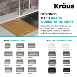 Cutlery KRAUS 12 In. Solid Bamboo Workstation Kitchen Sink Cutting Board 12 Cutlery KRAUS 12 In. Solid Bamboo Workstation Kitchen Sink Cutting Board -Weston Shop bamboo kraus cutting boards kcb ws103bb a0 1000