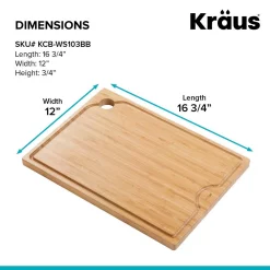Cutlery KRAUS 12 In. Solid Bamboo Workstation Kitchen Sink Cutting Board 16 Cutlery KRAUS 12 In. Solid Bamboo Workstation Kitchen Sink Cutting Board -Weston Shop bamboo kraus cutting boards kcb ws103bb c3 1000