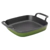 Bakeware Bayou Classic 8 In. Enameled Cypress Green Baking Dish 2 Bakeware Bayou Classic 8 In. Enameled Cypress Green Baking Dish -Weston Shop bayou classic baking sheets 7771g 64 1000