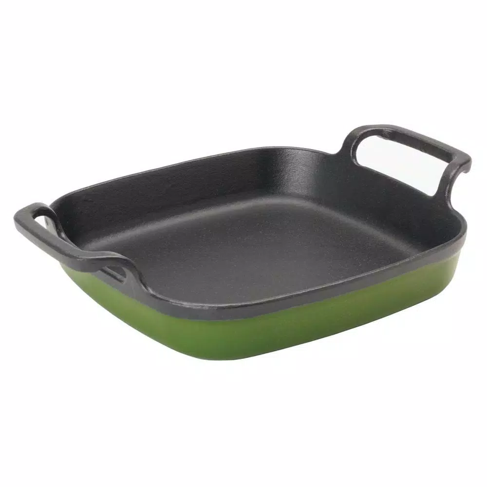 Bakeware Bayou Classic 8 In. Enameled Cypress Green Baking Dish 3 Bakeware Bayou Classic 8 In. Enameled Cypress Green Baking Dish