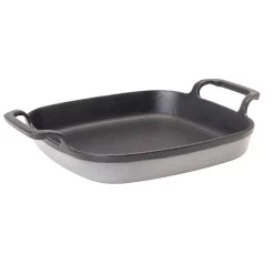Bakeware Bayou Classic 8 In. Enameled Weathered Gray Baking Dish