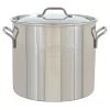 Cookware Bayou Classic Brew Kettle 30 Qt. Stainless Steel Stock Pot With Lid 1 Cookware Bayou Classic Brew Kettle 30 Qt. Stainless Steel Stock Pot With Lid -Weston Shop bayou classic stock pots 1430 64 1000