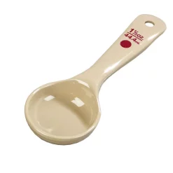 Bakeware Carlisle 1.5 Oz. Polycarbonate Solid Portioning Spoon In Beige (Case Of 12)