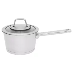 Cookware BergHOFF Essentials Manhattan 1.8 Qt. Stainless Steel Sauce Pan With Glass Lid