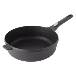 Cookware BergHOFF GEM 4.6 Qt. Cast Aluminum Nonstick Saute Pan In Black With Glass Lid -Weston Shop berghoff saute pans 2307305 c3 1000