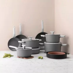 Cookware BergHOFF Leo 3.1 Qt. Aluminum Nonstick Saute Pan In Grey With Glass Lid And Dual Handles 7 Cookware BergHOFF Leo 3.1 Qt. Aluminum Nonstick Saute Pan In Grey With Glass Lid And Dual Handles -Weston Shop berghoff saute pans 3950166 31 1000