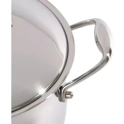 Alternative view of Cookware BergHOFF Essentials Zeno 7 Qt. Stainless Steel Stock Pot With Glass Lid