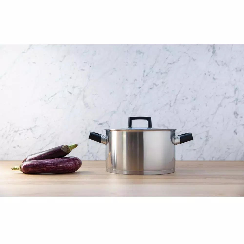 Cookware BergHOFF Ron 6.8 Qt. Stainless Steel Stock Pot With Lid 7 Cookware BergHOFF Ron 6.8 Qt. Stainless Steel Stock Pot With Lid - Image 5