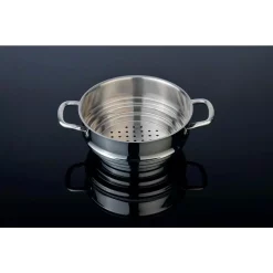 Cookware BergHOFF CollectNCook Stainless Steel 9.5 In. Steamer Insert 7 Cookware BergHOFF CollectNCook Stainless Steel 9.5 In. Steamer Insert -Weston Shop berghoff stock pots 4490005 31 1000