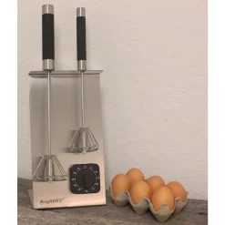 Kitchen Utensils BergHOFF 2-Piece Black Whisk Set With Free Timer 9 Kitchen Utensils BergHOFF 2-Piece Black Whisk Set With Free Timer -Weston Shop berghoff whisks 2219014 31 1000