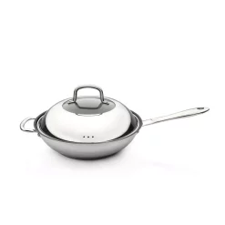 Alternative view of Cookware BergHOFF CollectNCook 11 In. Stainless Steel Wok Set