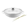 Cookware Berndes Vario Click Pearl 13.5 In. /5.25 Qt. Induction Round Wok With Lid White 1 Cookware Berndes Vario Click Pearl 13.5 In. /5.25 Qt. Induction Round Wok With Lid White -Weston Shop berndes woks stir fry pans 632139 64 1000