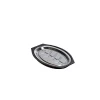 Cookware Nordic Ware 365 Grilling 7.875 In. Aluminum Sizzle And Serve Pan In Black And Stainless Steel