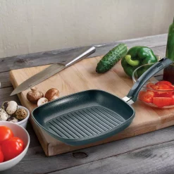 Cookware Berndes SignoCast 12 In. Cast Aluminum Nonstick Grill Pan In Black -Weston Shop black berndes griddles grill pans 697130 31 1000