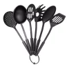 Kitchen Utensils Chef Buddy 6-Piece Kitchen Cookware Utensil Set 2 Kitchen Utensils Chef Buddy 6-Piece Kitchen Cookware Utensil Set -Weston Shop black chef buddy kitchen utensil sets w030125 64 1000