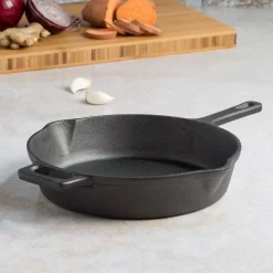 Cookware Ecolution Farmhouse 9.5 In. Cast Iron Frying Pan In Black -Weston Shop black ecolution skillets eobk 5124 fa 1000
