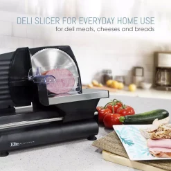 Kitchen Gadgets & Tools Elite Meat Slicer 9 Kitchen Gadgets & Tools Elite Meat Slicer -Weston Shop black elite meat slicers emt 503b 31 1000