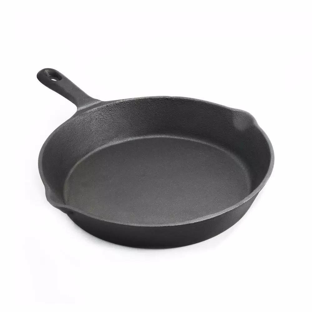 Cookware ExcelSteel 9 In. Cast Iron Skillet In Black 3 Cookware ExcelSteel 9 In. Cast Iron Skillet In Black