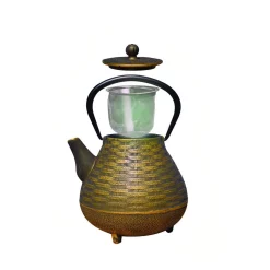 Cookware Old Dutch Orimono 5.13-Cup Teapot In Black And Gold 6 Cookware Old Dutch Orimono 5.13-Cup Teapot In Black And Gold -Weston Shop black gold old dutch tea kettles 1060bc c3 1000