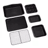 GRANITESTONE Stack Master 6-Piece Mineral And Diamond Infused Non-Stick Space Saving Stackable Bakeware Set