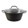 Cookware IMUSA 6 Qt. Round Cast Iron Dutch Oven In Black With Glass Lid 2 Cookware IMUSA 6 Qt. Round Cast Iron Dutch Oven In Black With Glass Lid -Weston Shop black imusa dutch ovens braisers lci 19009 64 1000