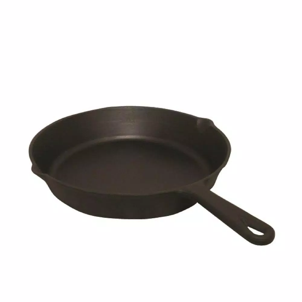 Cookware King Kooker Pre-seasoned 10 In. Cast Iron Skillet In Black 3 Cookware King Kooker Pre-seasoned 10 In. Cast Iron Skillet In Black