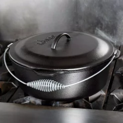 Cookware Lodge 5 Qt. Cast Iron Deep Dutch Oven With Lid And Bail Handle 19 Cookware Lodge 5 Qt. Cast Iron Deep Dutch Oven With Lid And Bail Handle -Weston Shop black lodge dutch ovens braisers l10dco3 1f 1000