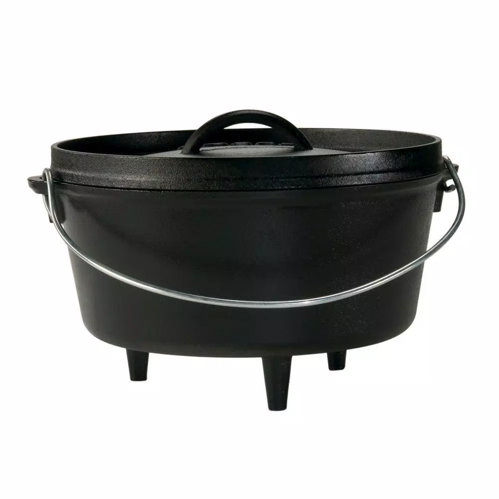 Cookware Lodge 5 Qt. Cast Iron Deep Dutch Oven With Lid And Bail Handle 3 Cookware Lodge 5 Qt. Cast Iron Deep Dutch Oven With Lid And Bail Handle