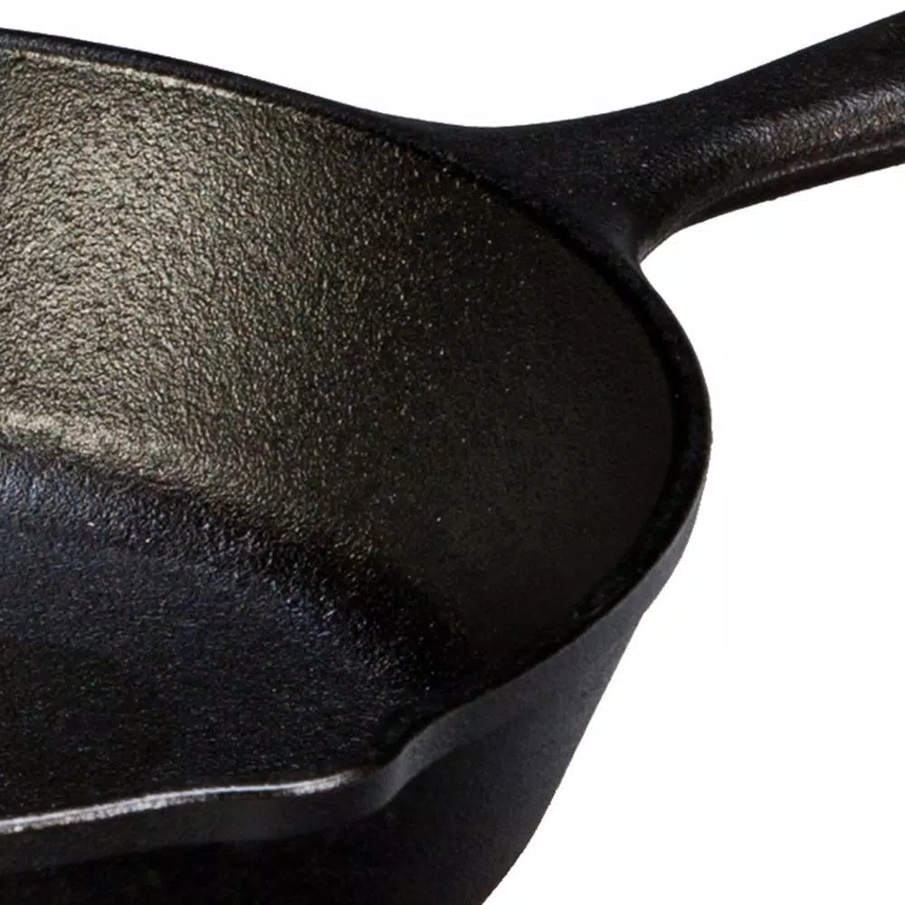 Cookware Lodge 8 In. Cast Iron Skillet In Black With Pour Spout 4 Cookware Lodge 8 In. Cast Iron Skillet In Black With Pour Spout - Image 2