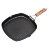 Cookware MasterPan 10 In. Cast Aluminum Nonstick Grill Pan In Black With Pour Spout 2 Cookware MasterPan 10 In. Cast Aluminum Nonstick Grill Pan In Black With Pour Spout -Weston Shop black masterpan griddles grill pans mp 140 64 1000