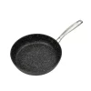 Cookware MasterPan Granite Ultra 9.5 In. Cast Aluminum Nonstick Frying Pan In Black 2 Cookware MasterPan Granite Ultra 9.5 In. Cast Aluminum Nonstick Frying Pan In Black -Weston Shop black masterpan skillets mp 133 64 1000