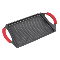 Cookware MasterPan 17 In. Cast Aluminum Nonstick Grill Pan In Black
