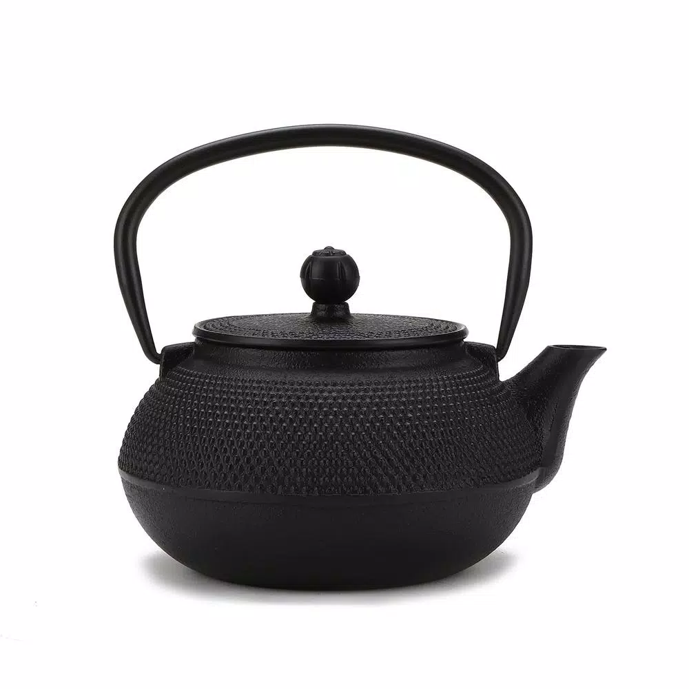 Cookware Mind Reader 1.25-Cup Black Single Serve Cast Iron Tetsubin Tea Pot With Infuser 3 Cookware Mind Reader 1.25-Cup Black Single Serve Cast Iron Tetsubin Tea Pot With Infuser