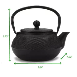 Cookware Mind Reader 1.25-Cup Black Single Serve Cast Iron Tetsubin Tea Pot With Infuser 15 Cookware Mind Reader 1.25-Cup Black Single Serve Cast Iron Tetsubin Tea Pot With Infuser -Weston Shop black mind reader tea kettles 10catea blk 76 1000