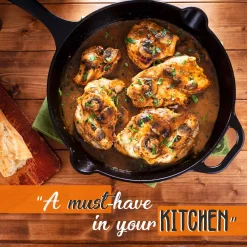 Cookware NutriChef 6-Piece Cast Iron Nonstick Skillet Set In Black -Weston Shop black nutrichef skillets nccips3p49 31 1000
