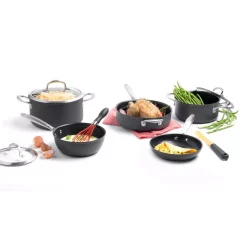 Alternative view of OXO Good Grips 12-Piece Hard-Anodized Aluminum Ceramic Nonstick Cookware Set In Black