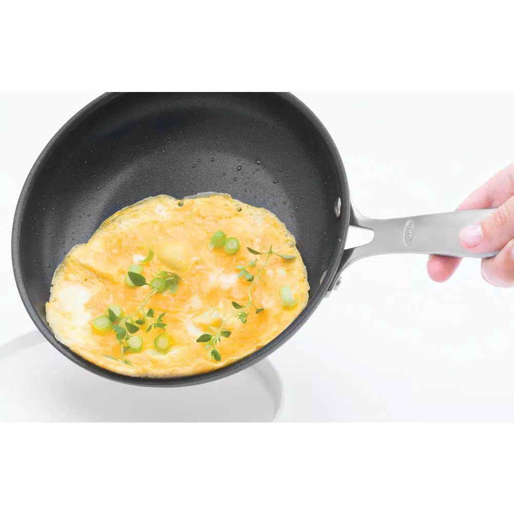 Cookware OXO Good Grips 10 In. Hard-Anodized Aluminum Ceramic Nonstick Frying Pan In Black 4 Cookware OXO Good Grips 10 In. Hard-Anodized Aluminum Ceramic Nonstick Frying Pan In Black - Image 2