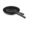 Cookware OXO Good Grips 2-Piece Hard-Anodized Aluminum Ceramic Nonstick Frying Pan Set In Black 2 Cookware OXO Good Grips 2-Piece Hard-Anodized Aluminum Ceramic Nonstick Frying Pan Set In Black -Weston Shop black oxo skillets cw000984 003 64 1000