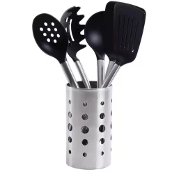 Kitchen Utensils Oster Wrexham Utensils With Stainless Steel Holder (Set Of 5)