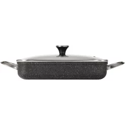 Bakeware Starfrit Rock 9 In. X 13 In., 5.3 Qt. Rectangular Dish With Lid