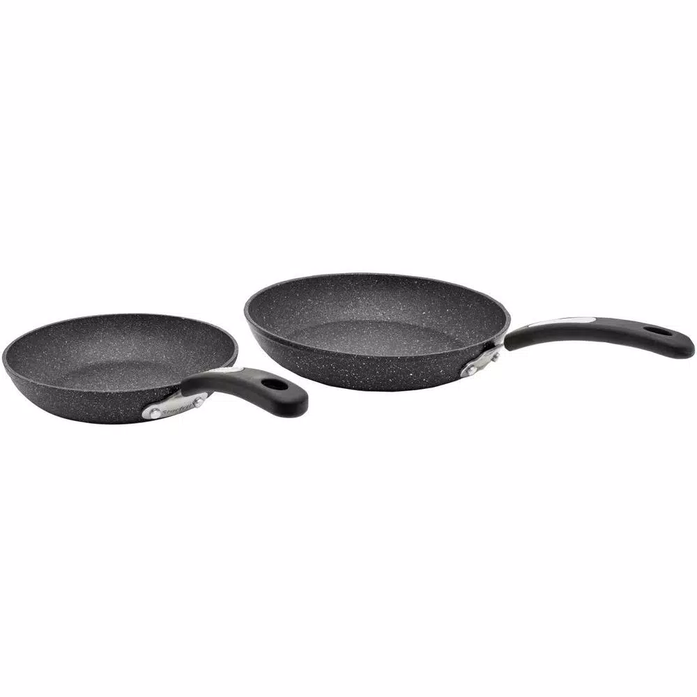Cookware Starfrit The Rock 2-Piece Aluminum Nonstick Frying Pan Set In Black 4 Cookware Starfrit The Rock 2-Piece Aluminum Nonstick Frying Pan Set In Black - Image 2