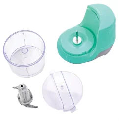 Kitchen Gadgets & Tools Brentwood Blue Mini Food Slicer/Chopper -Weston Shop blue brentwood meat slicers mc 109bl 44 1000